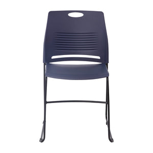 English Elm HERCULES Series Commercial Grade 660 lb Capacity Stack Chair with Comfort Design & Space-Saving Features Navy RUT-NC499A-NAVY-GG