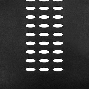 English Elm HERCULES 880 lb. Capacity Stack Chair - Durable Black Plastic with Ergonomic Comfort & Space-Saving Design RUT-NF01A-BK-GG