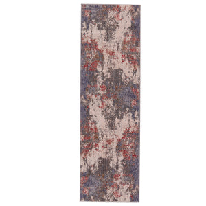 Jaipur Living Jaipur Living Raveen Abstract Distressed Polyester Area Rug Vintage Carved Texture 2'6"X8' RUG151534