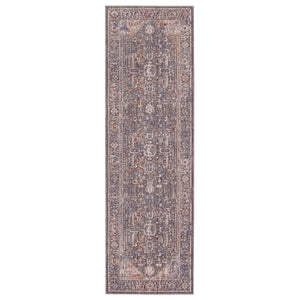 Jaipur Living Jaipur Living Raveen Carved Medallion Polyester Area Rug for Room Decor 2'6"X8' RUG151535