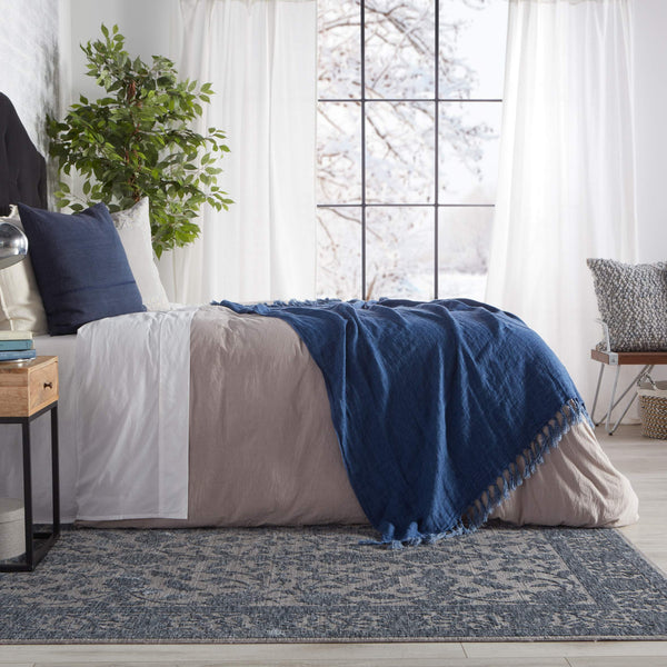 Jaipur Living Jaipur Living Indio Floral Polyester Area Rug with High-low Pile for Any Room 5'X7'6" RUG148424