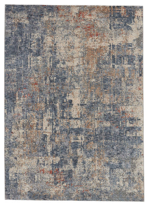 Jaipur Living Jaipur Living Temecula Distressed Abstract Polyester Area Rug Bohemian Carved Pile 7'6"X9'6" RUG148741