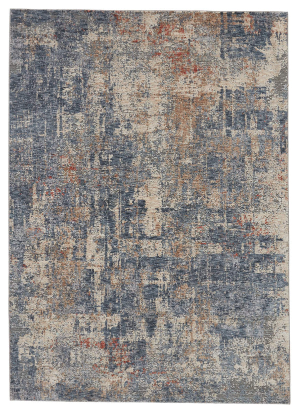 Jaipur Living Jaipur Living Temecula Distressed Abstract Polyester Area Rug Bohemian Carved Pile 7'6"X9'6" RUG148741