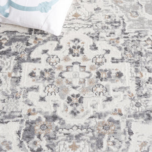 Safavieh Riverfront Ivory Grey Area Rug - Timeless Elegance For Any Room, Durable Power-loomed Design Ivory ,Grey 70% Polypropylene,30% Polyester Rvf136f-28