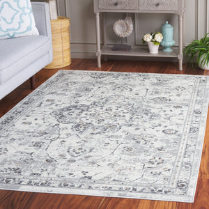 Safavieh Riverfront Ivory Grey Area Rug - Timeless Elegance For Any Room, Durable Power-loomed Design Ivory ,Grey 70% Polypropylene,30% Polyester Rvf136f-28