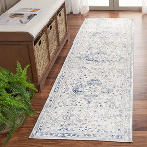 Safavieh Riverfront Ivory Grey Area Rug - Timeless Elegance For Any Room, Durable Power-loomed Design Ivory ,Blue 70% Polypropylene,30% Polyester Rvf136m-5