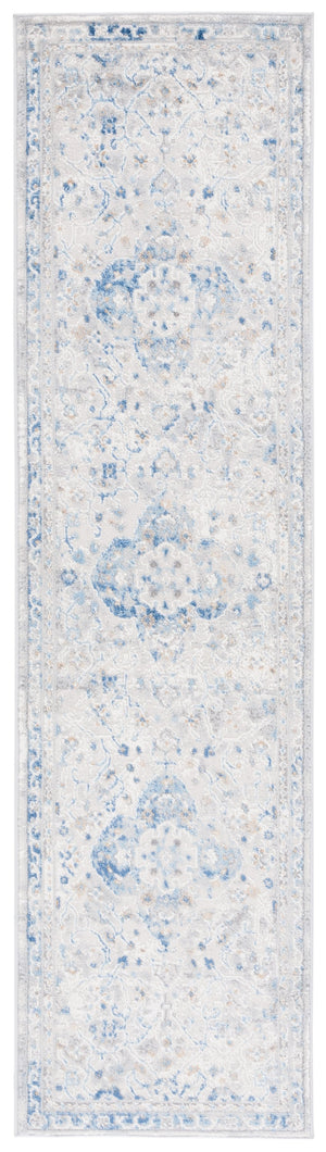 Safavieh Riverfront Ivory Grey Area Rug - Timeless Elegance For Any Room, Durable Power-loomed Design Ivory ,Blue 70% Polypropylene,30% Polyester Rvf136m-5