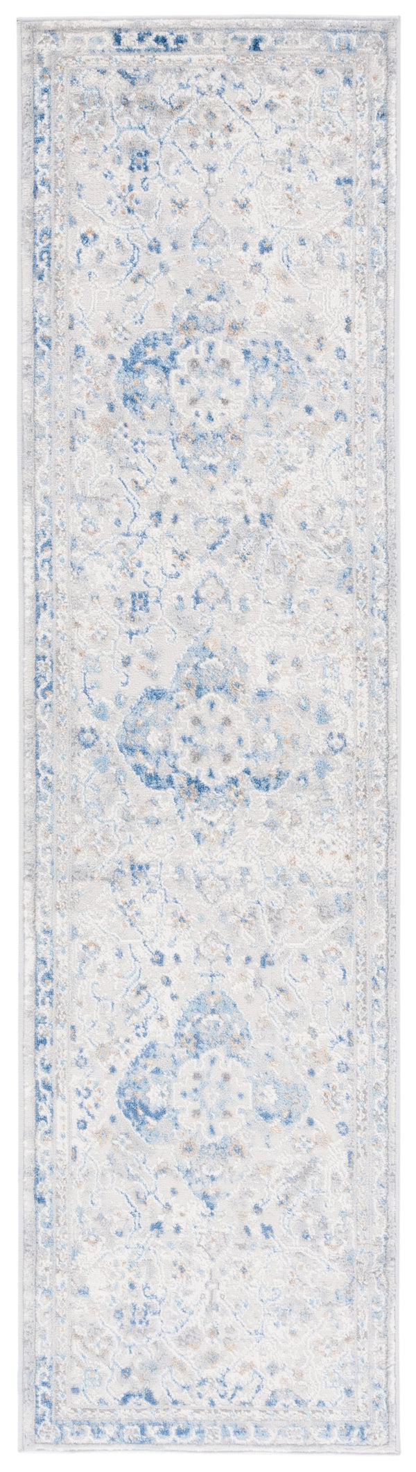 Safavieh Riverfront Ivory Grey Area Rug - Timeless Elegance For Any Room, Durable Power-loomed Design Ivory ,Blue 70% Polypropylene,30% Polyester Rvf136m-5