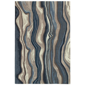 Trans Ocean Liora Manne Ravella Ipanema Indoor/Outdoor Rug - Coastal Contemporary Design For Any Space Blue Polypropylene,Acrylic Rvl46228503