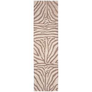 Trans Ocean Liora Manne Ravella Indoor/Outdoor Durable Zebra Print Area Rug - Stylish Addition To Any Space Brown Polypropylene,Acrylic Rvlr8203319