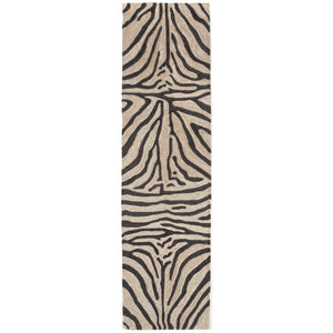 Trans Ocean Liora Manne Ravella Indoor/Outdoor Durable Zebra Print Area Rug - Stylish Addition To Any Space Black Polypropylene,Acrylic Rvlr8203348