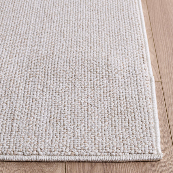Safavieh River Round Beige Ivory Area Rug — Low-Profile, Soft Polyester Power-Loomed In Turkey For Durability 6'-7" x 6'-7" RVR600C-7R