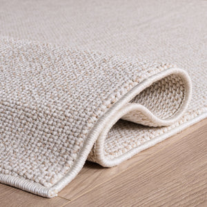 Safavieh River Low-Profile Beige And Ivory Area Rug — Durable Power-Loomed Turkish Design, Soft Stain-Resistant Finish 4'-0" x 6'-0" RVR600C-4