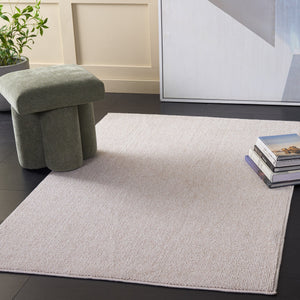 Safavieh River Round Beige Ivory Area Rug — Low-Profile, Soft Polyester Power-Loomed In Turkey For Durability 6'-7" x 6'-7" RVR600C-7R