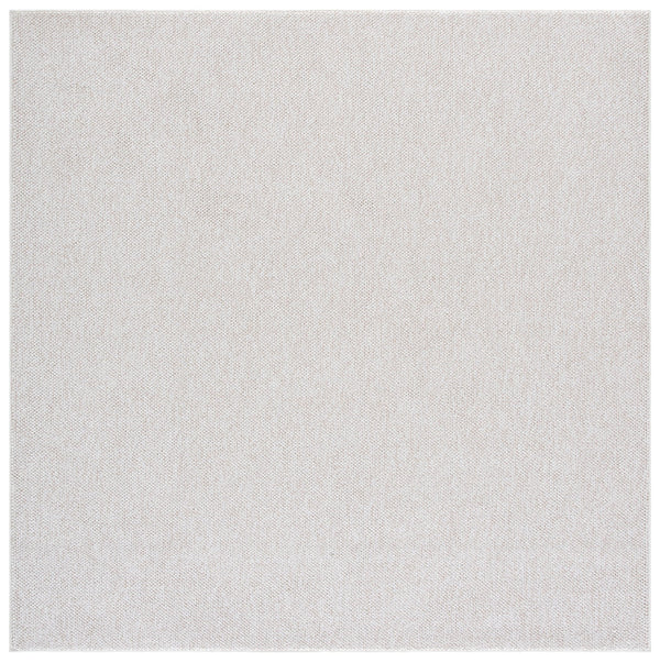 Safavieh River Round Beige Ivory Area Rug — Low-Profile, Soft Polyester Power-Loomed In Turkey For Durability 6'-7" x 6'-7" RVR600C-7R