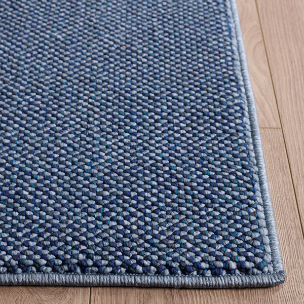 Safavieh River Blue Navy Area Rug — Low-Profile Textured Modern Design, Durable Polyester-Polypropylene Blend 8'-0" x 10'-0" RVR600L-8