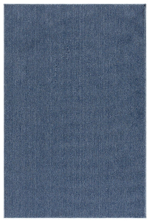 Safavieh River Blue Navy Area Rug — Low-Profile Textured Modern Design, Durable Polyester-Polypropylene Blend 8'-0" x 10'-0" RVR600L-8