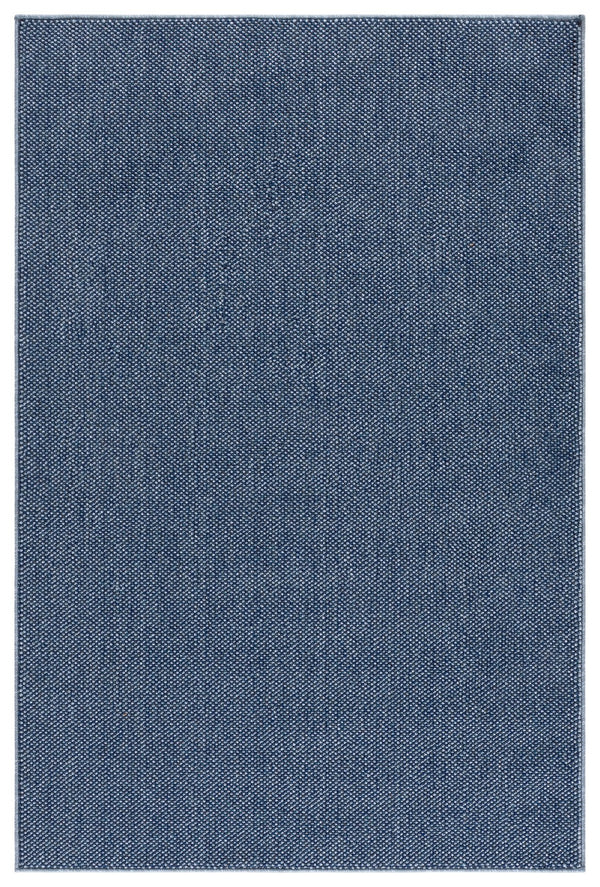 Safavieh River Blue Navy Area Rug — Low-Profile Textured Modern Design, Durable Polyester-Polypropylene Blend 8'-0" x 10'-0" RVR600L-8