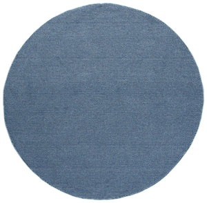 Safavieh River Blue Navy Area Rug — Low-Profile Textured Modern Design, Durable Polyester-Polypropylene Blend 8'-0" x 10'-0" RVR600L-8
