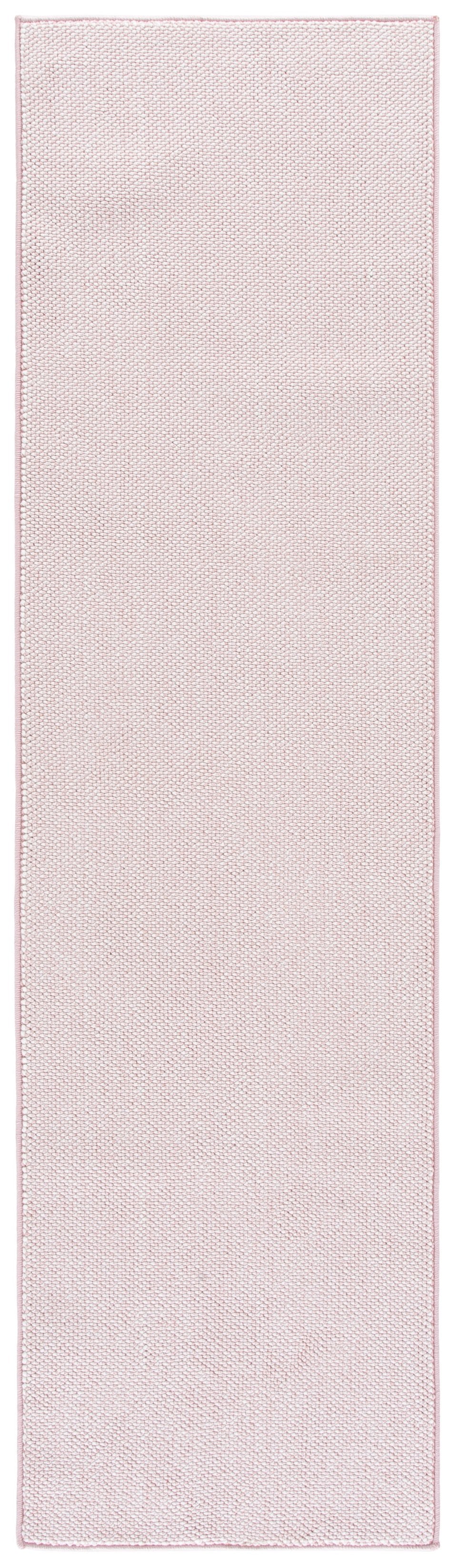 Safavieh River Pink And Ivory Tonal Area Rug — Low-Profile, Power-Loomed In Turkey, Soft Stain-Resistant Fibers 4'-0" x 6'-0" RVR600U-4