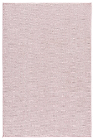 Safavieh River Soft Pink And Ivory Area Rug — Low-Pile, Power-Loomed In Turkey, Durable Polyester Blend, 5X7 Accent 5'-3" x 7'-6" RVR600U-5