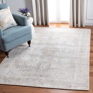 Safavieh Restoration Hand‑Loomed Beige Sand Runner Rug — Vintage Medallion Design, Wool‑Viscose Blend Comfort 2'-3" x 21'-0" RVT703B-221