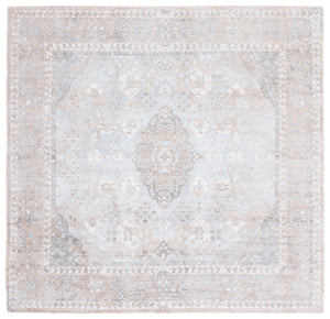 Safavieh Restoration Vintage Area Rug – Hand-loomed Luxury In Beige And Sand, Perfect For Elegant Spaces Beige ,Sand 50% Wool,50% Viscose Rvt703b-4sq