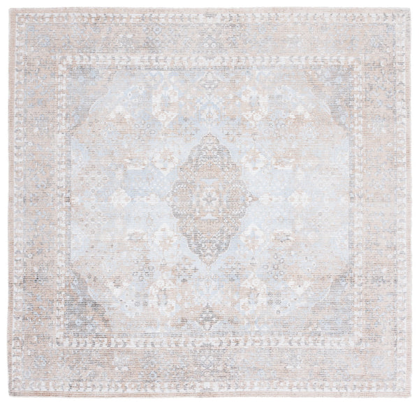 Safavieh Restoration Vintage Area Rug – Hand-loomed Luxury In Beige And Sand, Perfect For Elegant Spaces Beige ,Sand 50% Wool,50% Viscose Rvt703b-4sq