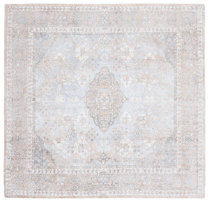 Safavieh Restoration Hand‑Loomed Beige Sand Runner Rug — Vintage Medallion Design, Wool‑Viscose Blend Comfort 2'-3" x 21'-0" RVT703B-221