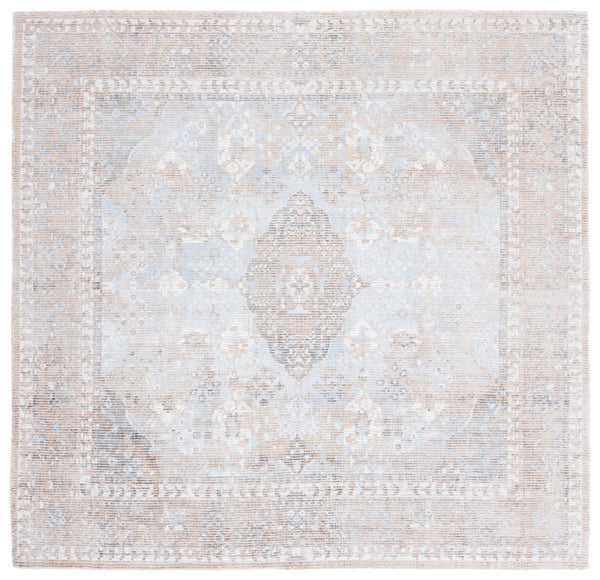 Safavieh Restoration Hand‑Loomed Beige Sand Runner Rug — Vintage Medallion Design, Wool‑Viscose Blend Comfort 2'-3" x 21'-0" RVT703B-221