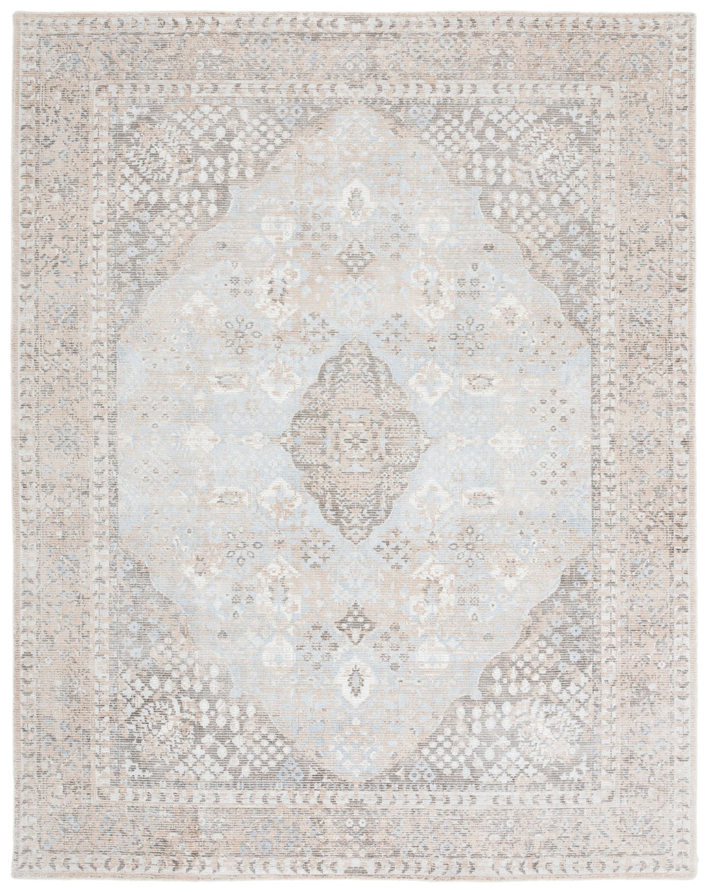 Safavieh Restoration Vintage Area Rug – Hand-loomed Luxury In Beige And Sand, Perfect For Elegant Spaces Beige ,Sand 50% Wool,50% Viscose Rvt703b-4sq