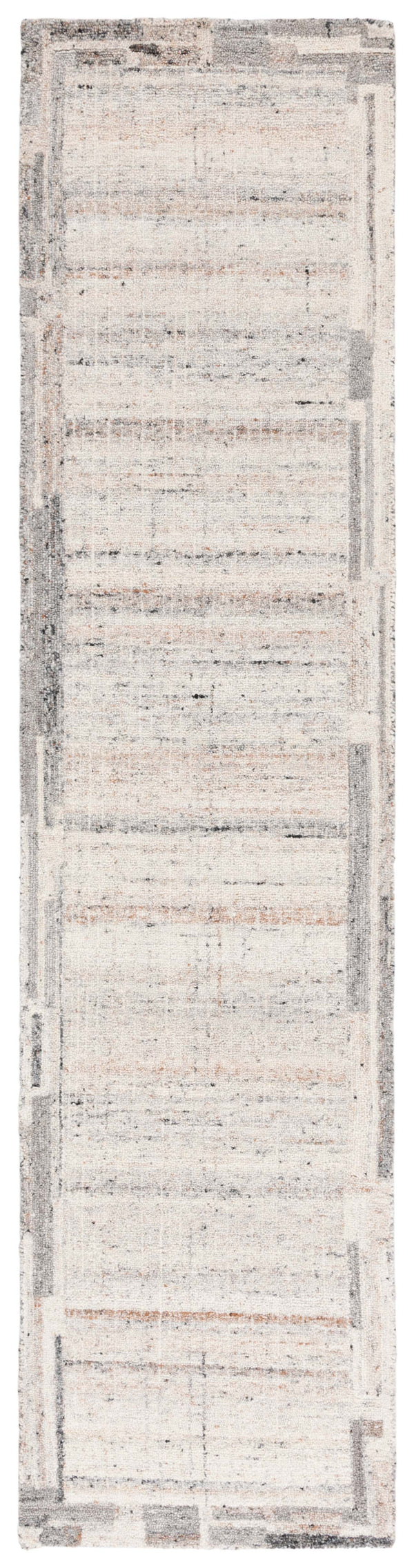 Safavieh Restoration Vintage Area Rug: Hand-tufted Indian Craftsmanship With Timeless Elegance & Comfort Grey ,Beige 80% Wool 20% Cotton Rvt801f-6sq