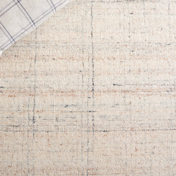 Safavieh Restoration Vintage Area Rug: Hand-tufted Indian Craftsmanship With Timeless Elegance & Comfort Grey ,Beige 80% Wool 20% Cotton Rvt801f-6sq