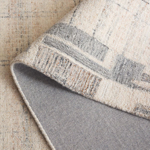 Safavieh Restoration Vintage Area Rug: Hand-tufted Indian Craftsmanship With Timeless Elegance & Comfort Grey ,Beige 80% Wool 20% Cotton Rvt801f-6sq