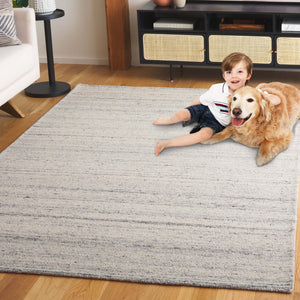 Safavieh Restoration Hand-tufted Area Rug - Serene Elegance In Soft Tones, Perfect For Any Interior Style Light Grey ,Beige 80% Wool 20% Cotton Rvt802g-5