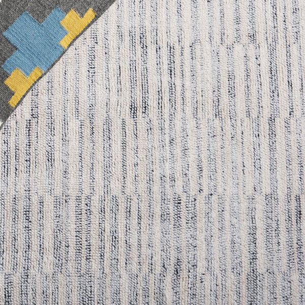 Safavieh Restoration Luxurious Hand-tufted Area Rug For Stylish Living Spaces - Chic Modern Design And Durability Navy ,Ivory 60% Cotton,40% Polyester Rvt901n-5