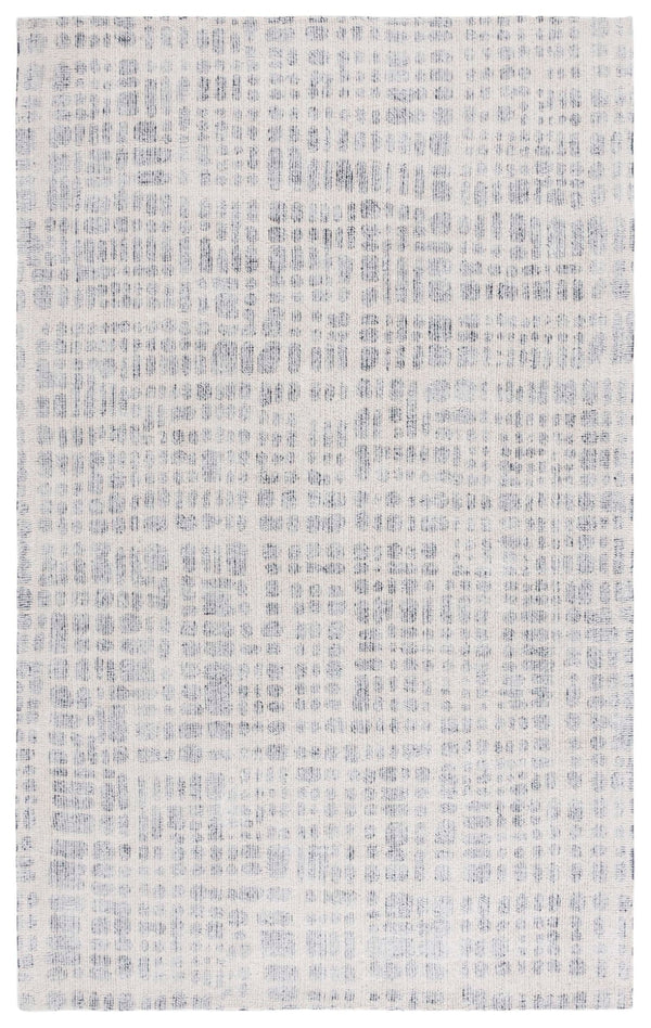 Safavieh Restoration Modern Hand-tufted Area Rug In Navy And Ivory - Elevate Your Living Space Today! Navy ,Ivory 60% Cotton,40% Polyester Rvt902n-3