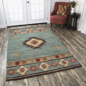Alora Decor Ryder Hand-Tufted Wool Runner With Southwestern Motifs, Ultra-Dense Pile, Rustic Lodge Warmth And Durability 2'6" x 10' RYDRY100330372610