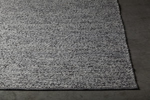Chandra Rugs Hand-woven Contemporary Flat Rug – Unique Artisan Design, Luxurious Feel, Perfect For Any Room Decor Black,White Polyester,Cotton Ryd47701-576