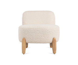 Soho Concept Ryoichi Kishi Lounge Chair: Stylish Boucle Or Camira Fabric, Premium Ash Base, 10-year Guarantee White,Ash,Walnut  Soho-concept-dining-chair-12588