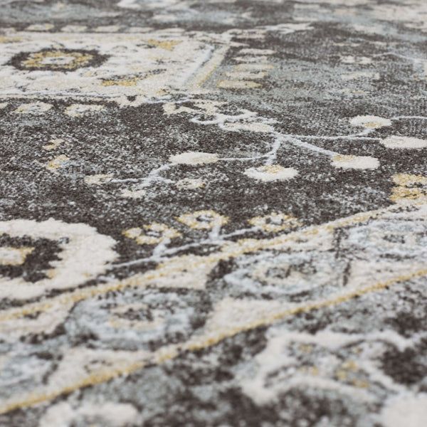 Karastan Rugs Windemere Ravenglass Machine Woven  Area Rug Anthracite 10' x 14'