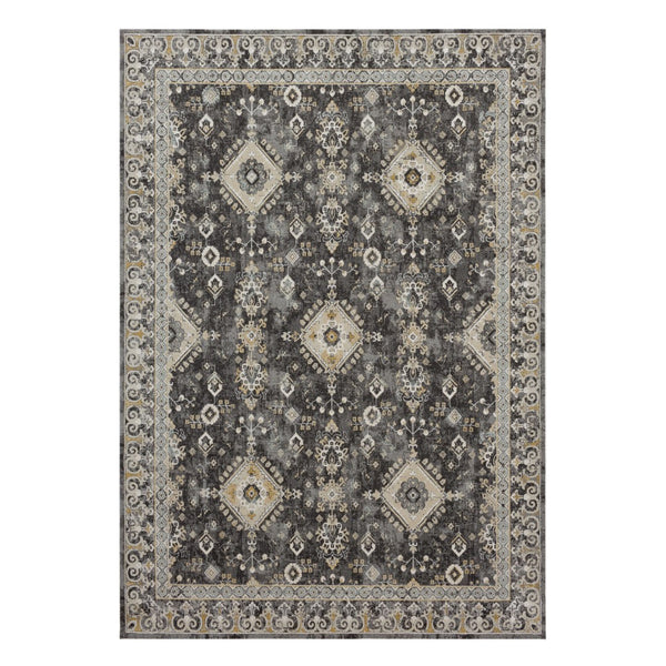 Karastan Rugs Windemere Ravenglass Machine Woven  Area Rug Anthracite 10' x 14'