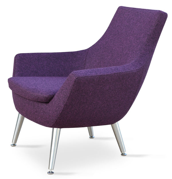 Soho Concept Rebecca Armchair - Classic Design With Camira Wool Upholstery, 10-year Guarantee, Dark Grey Finish   Soho-concept-dining-chair-12414