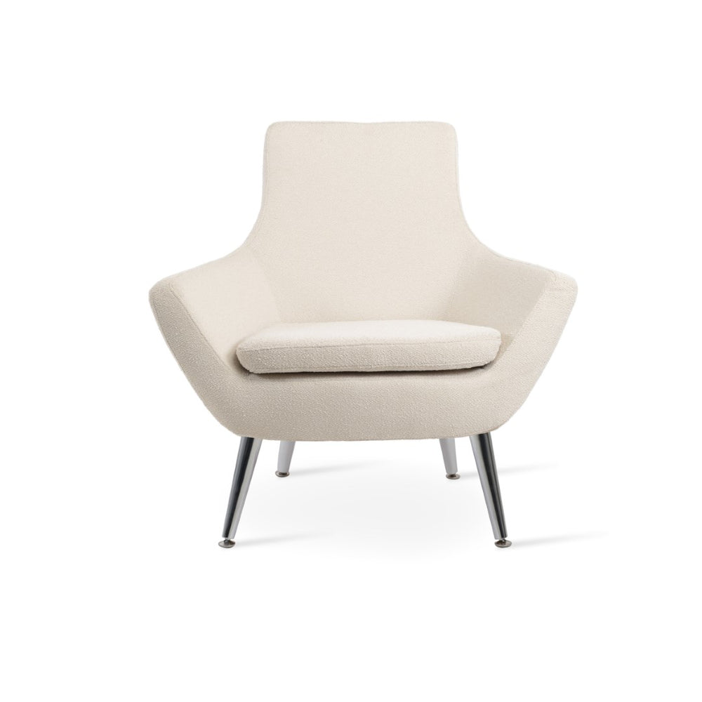 Soho Concept Rebecca Armchair - Classic Design With Camira Wool Upholstery, 10-year Guarantee, Dark Grey Finish White  Soho-concept-dining-chair-13304
