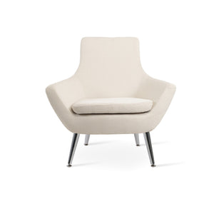 Soho Concept Rebecca Armchair - Classic Design With Camira Wool Upholstery, 10-year Guarantee, Dark Grey Finish White  Soho-concept-dining-chair-13304