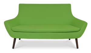 Soho Concept Rebecca Sofa – Stylish Two-seater In Camira Era Fabric With 10-year Guarantee & Elegant Wood Base  Solid Beech Wood ,Wa,Nut Finish Soho-concept-dining-chair-12532