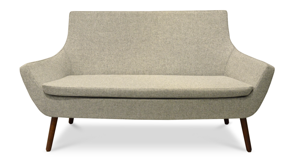 Soho Concept Rebecca Sofa – Stylish Two-seater In Camira Era Fabric With 10-year Guarantee & Elegant Wood Base Silver Solid Beech Wood ,Wa,Nut Finish Soho-concept-dining-chair-12533