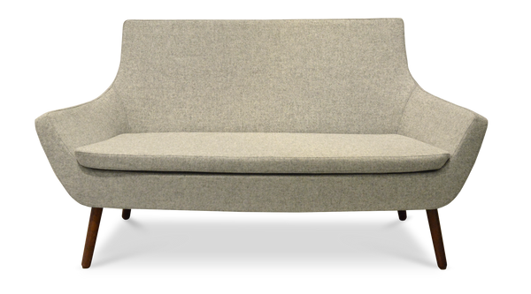 Soho Concept Rebecca Sofa – Stylish Two-seater In Camira Era Fabric With 10-year Guarantee & Elegant Wood Base Silver Solid Beech Wood ,Wa,Nut Finish Soho-concept-dining-chair-12533