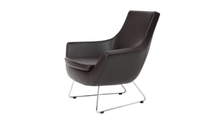 Soho Concept Rebecca Armchair – Stylish Chrome Base, Durable Camira Boucle & Leather, 10-year Guarantee, 350 Lbs Brown  Soho-concept-dining-chair-12550
