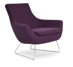 Soho Concept Rebecca Armchair Wire Sled Base In Camira Era Fabric - Stylish, Durable & Guaranteed Comfort!   Soho-concept-dining-chair-12551